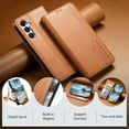 thumbnail image 3 of Allytechgroup for Samsung Galaxy A16 5G Wallet Case for Women Men, PU Leather Retro Cards Slots Magnetic Closure Flip Cover Stand Shockproof Phone Case Cover for Samsung Galaxy A16 5G, Brown, 3 of 12