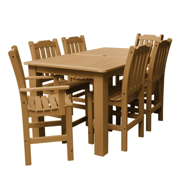 Lehigh 7pc Rectangular Counter Height Dining Set 72" x 42"