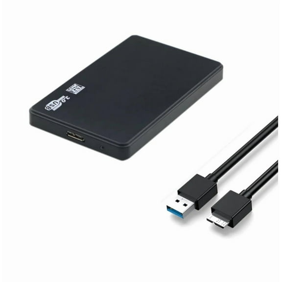 Case Hd Externo USB 3.0 to 2.5 Inch HDD SSD Enclosure External Hard Drive Disk Box for PC Laptop ,Portable and Lightweight