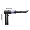 thumbnail image 3 of Fiudx Ofertas relámpago Aspirador de mano para coche, aspirador potente de succión para coche pequeño, Mini aspirador de polvo con USB, portátil, 3 of 7