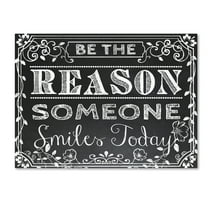 Trademark Fine Art 'Chalk Board 2' Canvas Art by ALI Chris