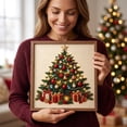 thumbnail image 6 of 3D Pearl Beads Art Craft Kit with Frame, DIY Christmas Pearl Diamond Art Kit, Including Santa Claus, Snowman, Christmas Tree, Reindeer and Gift Boxes for Home Wall Decor, 6 of 6