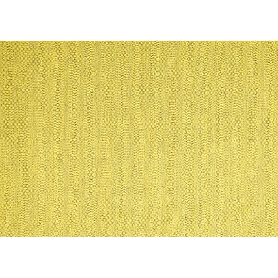 Ahgly Company Machine Washable Indoor Rectangle Abstract Yellow Contemporary Area Rugs, 8' x 12'