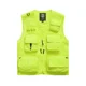 thumbnail image 2 of Chaleco reflectante de verano, ropa de trabajo de seguridad, uniforme de equipo de rescate con logotipo impreso, camiseta sin mangas informal aplicable a escenas, 2 of 5