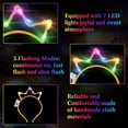 thumbnail image 5 of 25PCS LED Crown Headbands, 3 Flashing Modes with Button Switch, Light-Up Headbands Suitable for Parties, Concerts, Photo Decorations, Celebrations, Birthdays, Weddings, 5 of 10