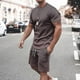 thumbnail image 5 of Mens Pantalones Casuales Cuello Redondo Impresión de Manga Corta Blusa Y Pantalones Cortos Traje, Pantalones de Traje para Hombres, 5 of 5
