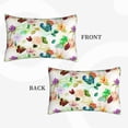 thumbnail image 2 of Lsque Floral Vintage Pattern Pillow Case – Soft & Cozy Throw Pillow Cover, Hypoallergenic Cushion Case for Sleeping Women with Envelope Closure-14"x20", 2 of 6