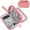 Pink, variant on Miroddi Travel Cable Organizer, Electronics Organizer Waterproof Cable Storage Bag with Zipper