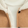 thumbnail image 6 of Trupants Toddler 4T Coffee Winter Coat - Sherpa Lined, Nylon Spandex, Suede-Like Outer, Walmart Kids' Warm Jacket, 6 of 9