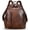 Coffee, variant on Genuine Leather Backpack for Women Real Leather Rucksack Daypack Handmade Pruse