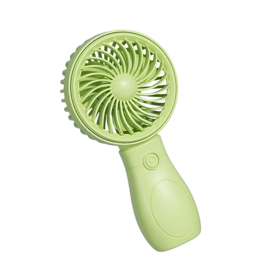 Clearance Under $5 | Low Noise 3 Speed Mini Handheld Fan, USB Rechargeable Pocket Portable Cooler For Indoor Outdoor Travel Commuting Hiking(Green)