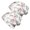 Pioneer Flower Floral Print Pattern-3, variant on Pioneer Flower Floral Print Pattern 2 Pack Slouchy Beanie Hat, Warm Winter Skull Cap with Stretchy Fabric & Soft Texture, Warm Thermal Gifts for Unisex Men Women