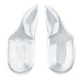 thumbnail image 1 of 6x Del Dolor Talón Del Pie Del Espuela Del Talón de Inserciones de plantilla Del Pie Sunnimix Plantillas de soporte de arco, 1 of 8