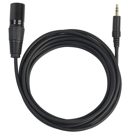 10FT (3M) 3.5mm to XLR 3-Pin Cable - Male/Female Plug Microphone Audio Cable for Phone, Laptop, Tablet & Mixing Consoles