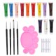 thumbnail image 2 of Nail Art Brush Pen Nail Art Palette Nail Gel Polish Pen Holder Manicura Nail Art Set4pcs, 2 of 5