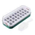 thumbnail image 2 of 1 Set Ice Cube Maker Compartment Low Temperature Resistance Large Capacity Ice Making Ice Storage Box with Lid Household Supply, 2 of 8