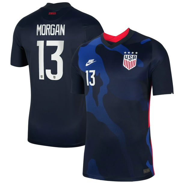 Alex Morgan USWNT Nike 2020 Away Breathe Stadium Replica Player Jersey - Navy