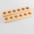 thumbnail image 6 of Essential Oil Rack Basdi 2-Tier Wooden Essential Oil Display Stand - 12-Slot Natural Hardwood Rack for Aromatherapy Bottles | Sturdy, Compact, Showcases Collections for Home and Retail, Beige, 6 of 6