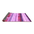 thumbnail image 2 of Ahgly Company Indoor Square Abstract Purple Contemporary Area Rugs, 6' Square, 2 of 4