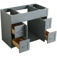 thumbnail image 5 of Ariel F043s-Bc Hamlet 42" Single Free Standing Vanity Cabinet Only - Black, 5 of 7