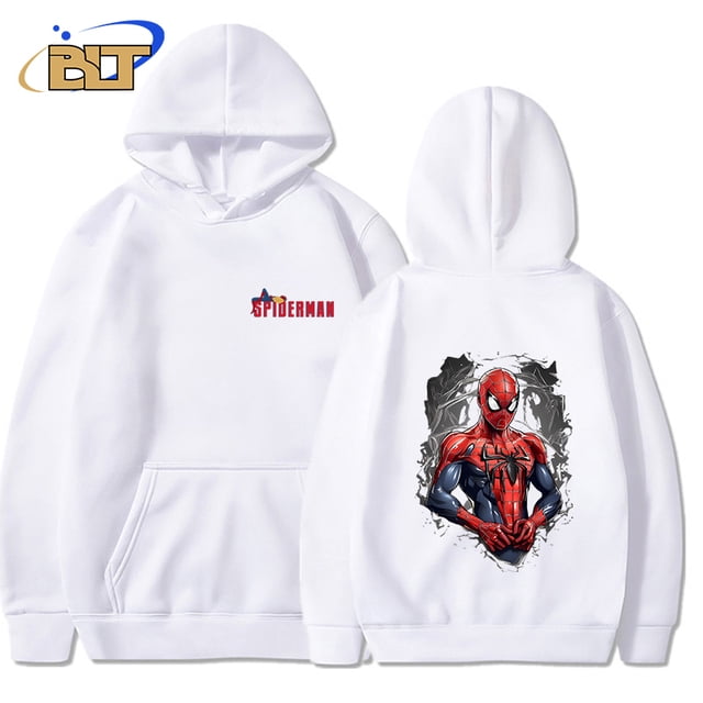 Spiderman bedruckte Herbst und Winter Herren plus Samt sudaderas con capucha Casual deportes sudadera personal isierte Kleidung