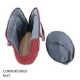 thumbnail image 4 of Small Pet Carrier for Small Dogs and Cats - Washable Semi-Open Pet Travel Tote Bag - Adjustable Strap Pet Carrier for Cat Travel Bag - 9.8 x 15.7 x 13 Inch - Burgundy, 4 of 7