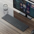 thumbnail image 7 of VIVEFOX Rechargeable Wireless Keyboard, 2.4GHz Full Size Ultra Slim Keyboard for Computer, Desktop, PC, Laptop, Surface, Windows, Black, 7 of 7