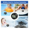 thumbnail image 6 of 2Pcs Ice Bath Thermometers Floating with Timer IPX6 Waterproof Cold Digital Bath Pool Thermometer ,Compact & Portable, 6 of 6