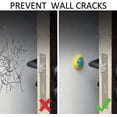thumbnail image 3 of Protector de pared para tapones de puerta - [paquete de 6] Goma suave silenciosa que absorbe los golpes, protector de pared con adhesivo autoadhesivo 3M para proteger paredes y manijas de puertas contra daños oso de fresa Electrónica, 3 of 5
