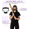 thumbnail image 3 of Exxact Sports Softball Face Mask Girls Youth & Adult, Protective Lightweight Fielders Mask Softball For Enhanced Performance (Black Carbon, Adult), 3 of 7
