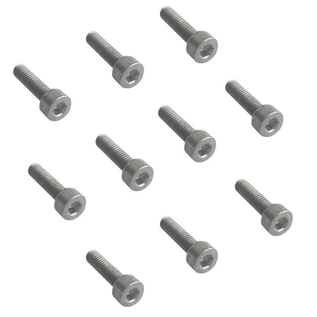 10 Uds M3/ titanio DIN912 Allen botón cabeza tornillo herramienta M3x12mm Sharpla Los tornillos de titanio