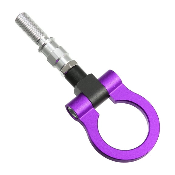 Unique Bargains Purple Aluminum Alloy Round Front Rear Bumper Trailer Ring Eye Towing Hook Screw for Mazda 3 2004-2009
