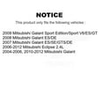 thumbnail image 2 of CMX Rear Disc Brake Rotors Pair for Car Mitsubishi Eclipse Galant K8-100796, 2 of 8