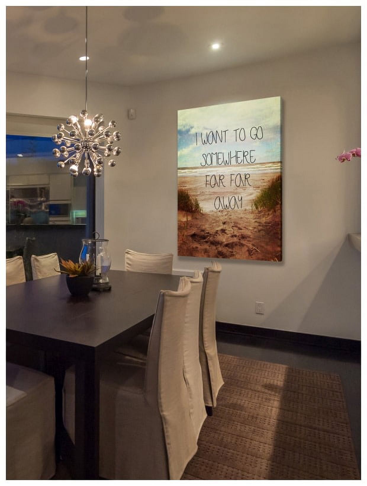 Marmont Hill "I Want to Go Somewhere Far Away" Sylvia Cook Painting Print on Canvas