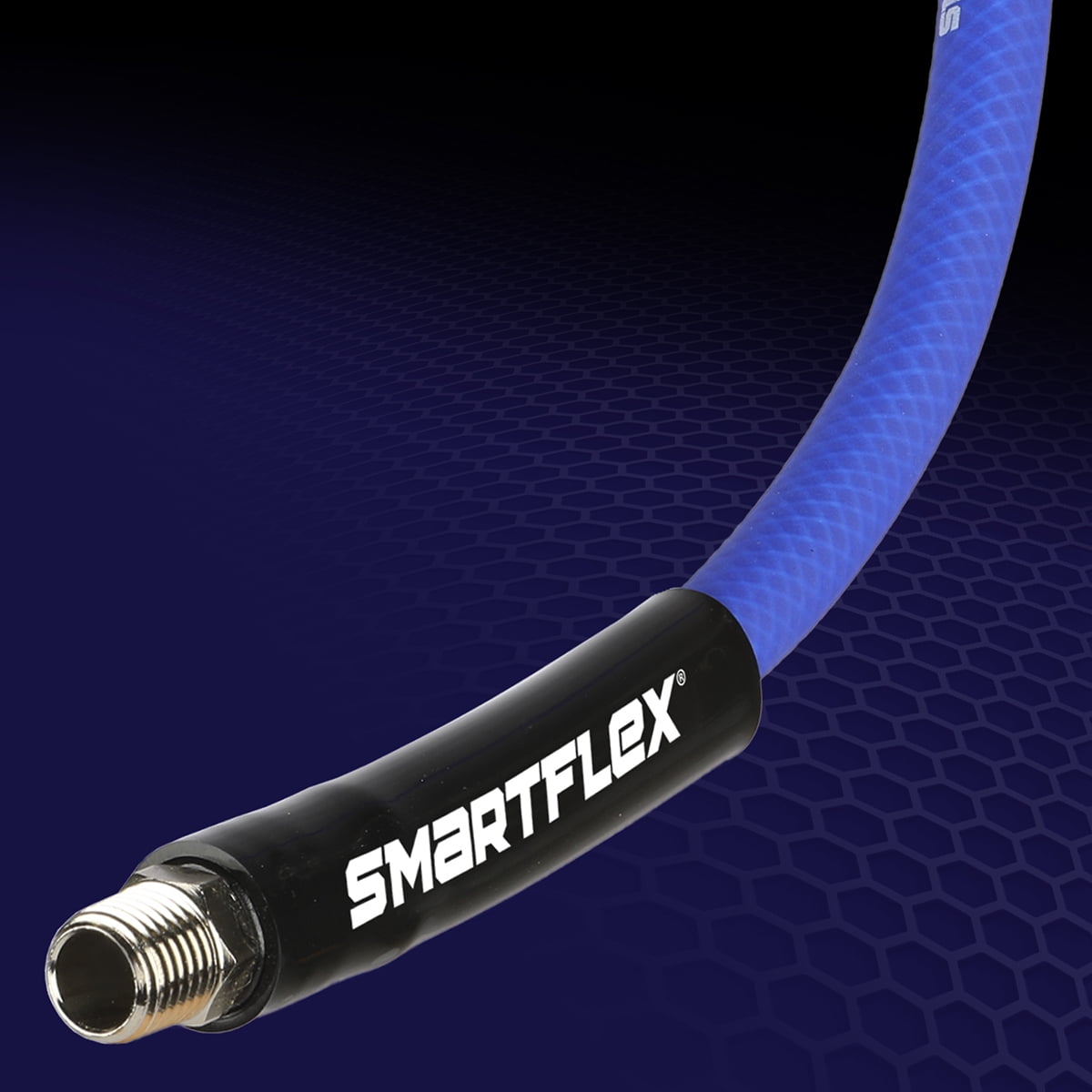 SmartFlex® Air Hose, 3/8" x 50', 1/4" MNPT Fittings