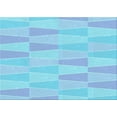 thumbnail image 1 of Ahgly Company Machine Washable Indoor Rectangle Transitional Midday Blue Area Rugs, 5' x 7', 1 of 7