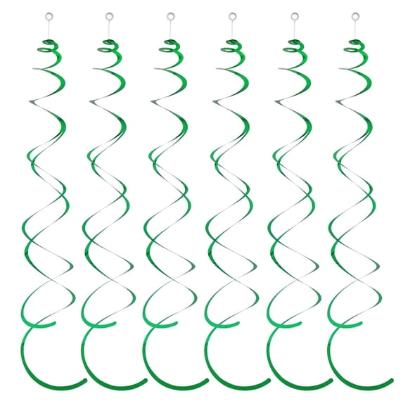 Advancent Colgante de remolino de 6 piezas, buen efecto de demostración para cumpleaños, aniversario, estrella de cumpleaños, colgante en Kits de decoración para fiestas TYPE5 NO5