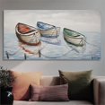 thumbnail image 3 of Yosemite Home Decor 3130046 Bateau à Rames Harmonie II Peint à la Main sur Toile & 44; Multicolore, 3 of 4