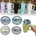 thumbnail image 3 of 40 oz Tumbler Flip Straw Lid Replacement fit for Stanley Quencher, 3 of 3