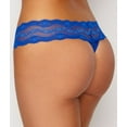 thumbnail image 2 of B.TEMPT'D Intimates Blue Lace Solid Everyday Thong Size: L, 2 of 3