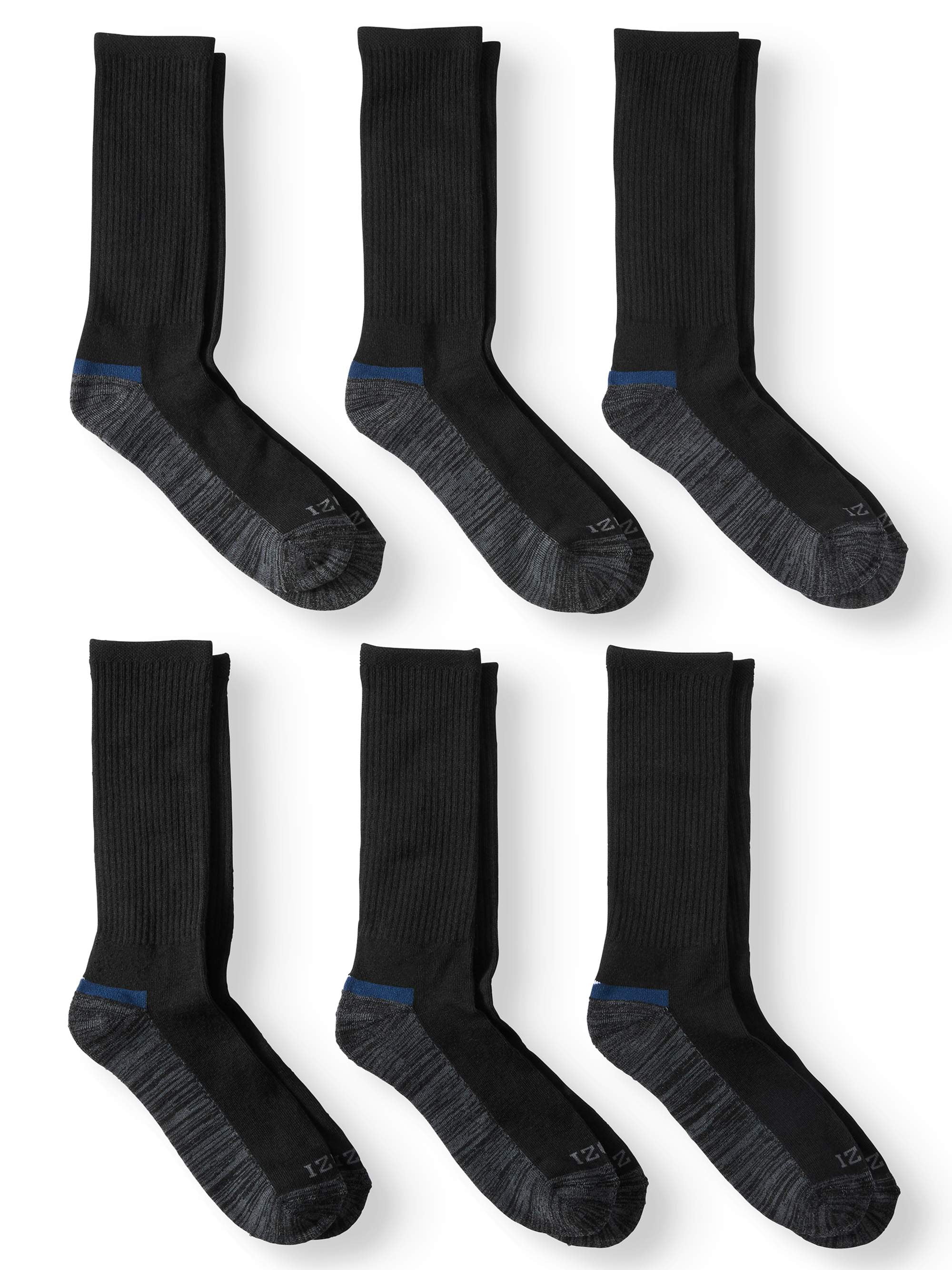 IZOD Men’s Advantage Performance Crew Socks, 6-Pack - Walmart.com