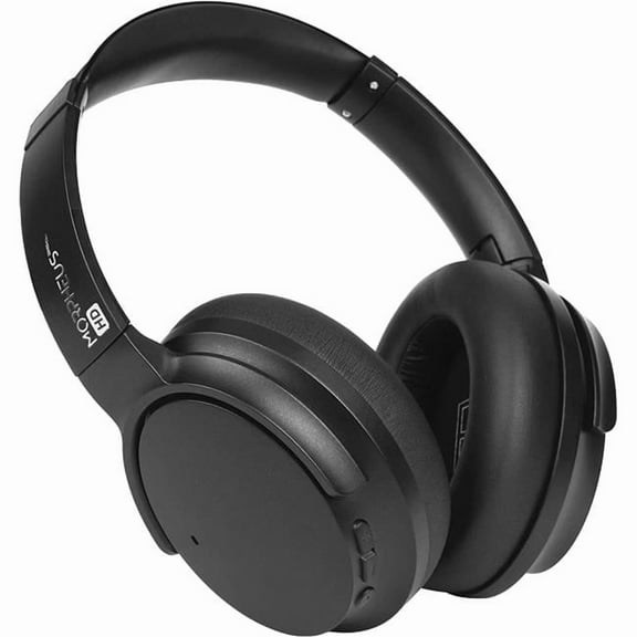 Noise Cancelling Wireless Bluetooth Headphones with Mic, Black - Case of 8