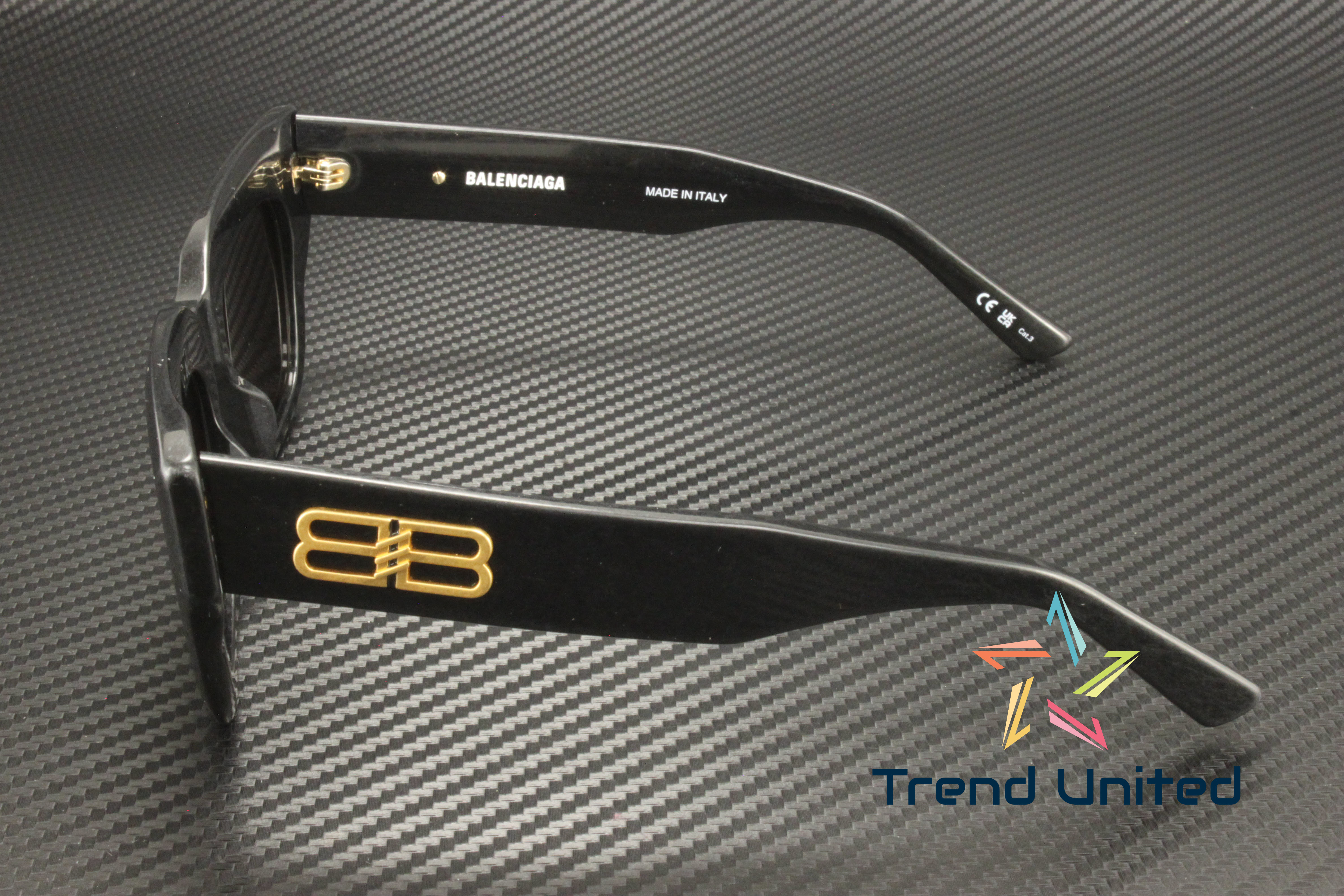 Sunglasses Balenciaga BB 0234 S- 001 Black / Grey - Walmart.com