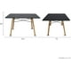 thumbnail image 2 of Mesa Estilo Eames Comedor Negro Rectangular MUNDO IN Hogar, 2 of 7