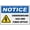Warning Sign 1, variant on Notice Underground Gas And Fiber Optics Sign 8"x12", Aluminum Tin Warning Signs for Home Outdoor Garden, Weatherproof Hazard Sign for Digging
