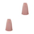 thumbnail image 4 of Qarigey negra cómoda para mujer - plisada de poliéster elegante y adelgazante Faldas largas midi maxi Type11 NO11, 4 of 6