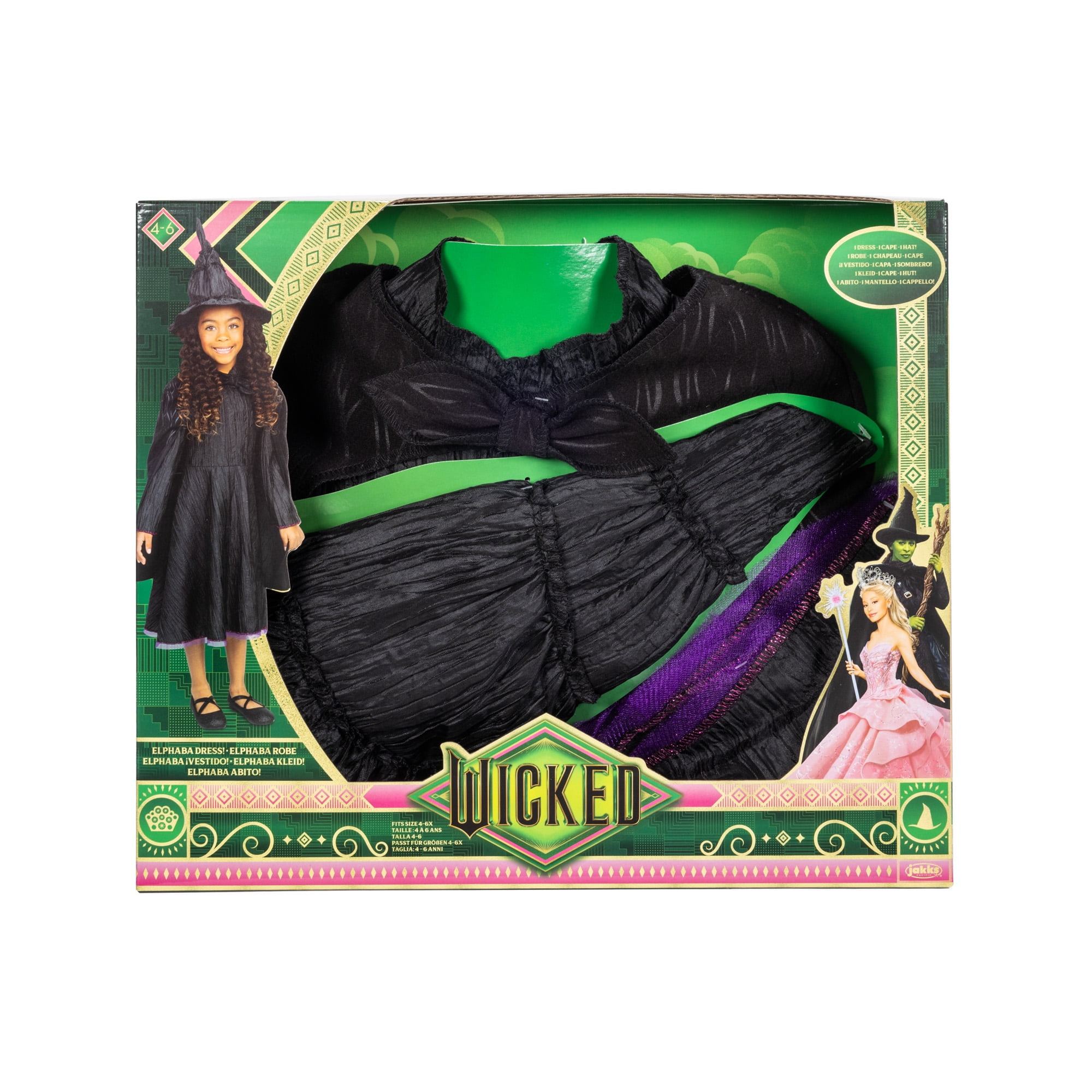 elphaba dress 【PARTIALLY READY TO SHIP】Movie Green Witch Cosplay Costume Halloween Costume BST0194, Made TO Order / XS main image 0