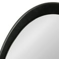 thumbnail image 4 of Kate and Laurel McKinder Mid-Century Asymmetrical Wood Wall Mirror, 24 x 28, Black, Decorative Geometric Irregular Mirror with Robust Wooden Frame and Mid-Century Mirror Look, 4 of 9