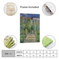 thumbnail image 2 of Claude Monet The Artist's Garden at Vetheuil Artwork Landscape Pictures Canvas Painting Posters 12x18inch(30x45cm), 2 of 6