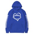 thumbnail image 3 of toraway Sweatshirts à Col Rond Design Graphique pour Hommes Fans de Football Chandail Vintage Joueur Rétro Chandail à Capuche Tops L, 3 of 4